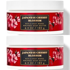 Bath & Body Works Japanese Cherry Blossom 2 Piece Body Butter Set NEW